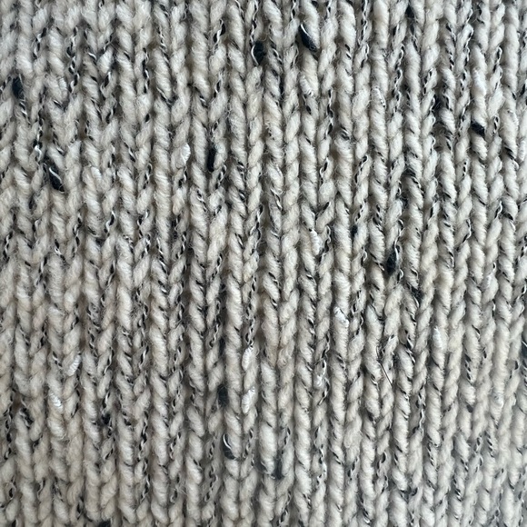 Club Monaco sweater knit top gray cream XS wool blend - Picture 8 of 12